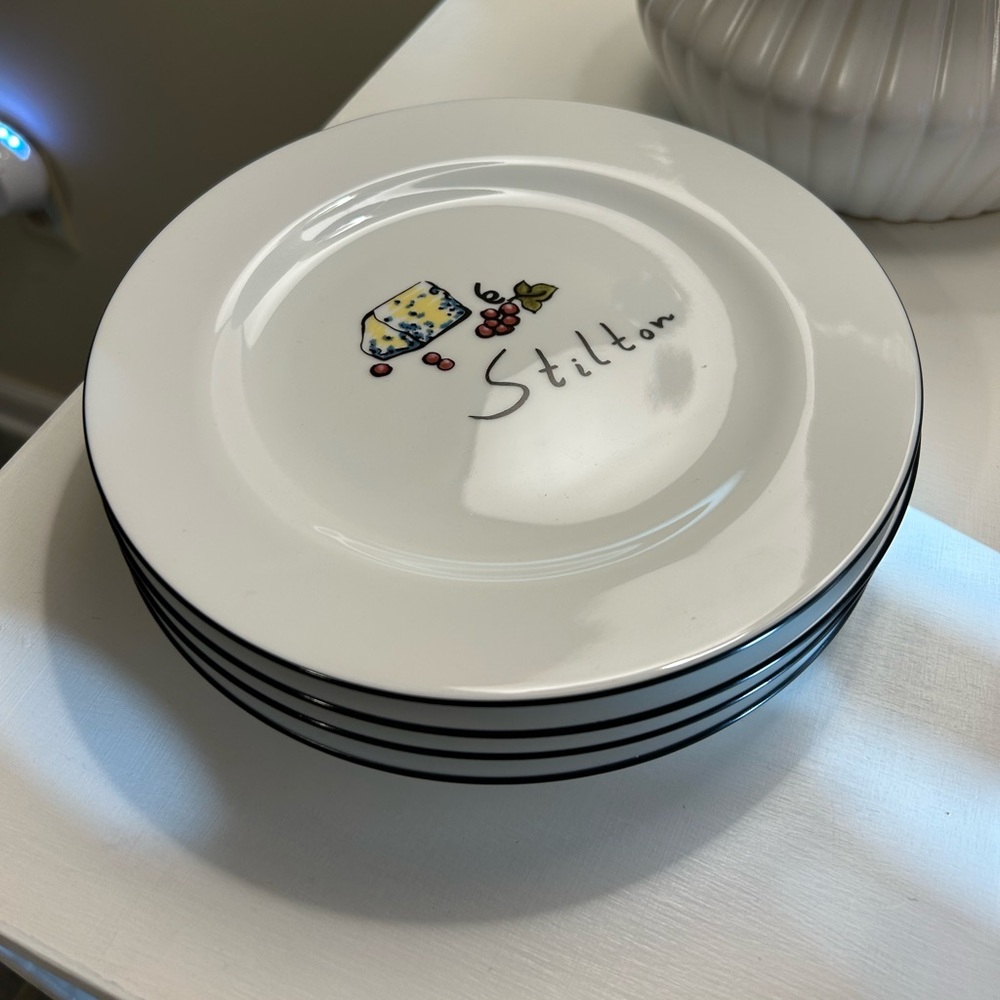 Cheese plates set of 4